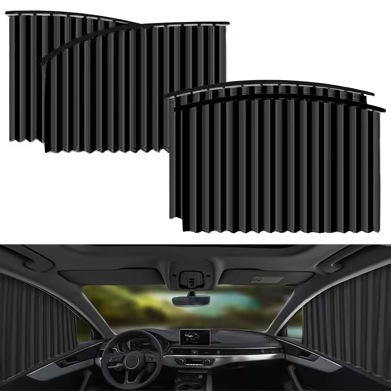 4pcs Portable Car Side Window Shade