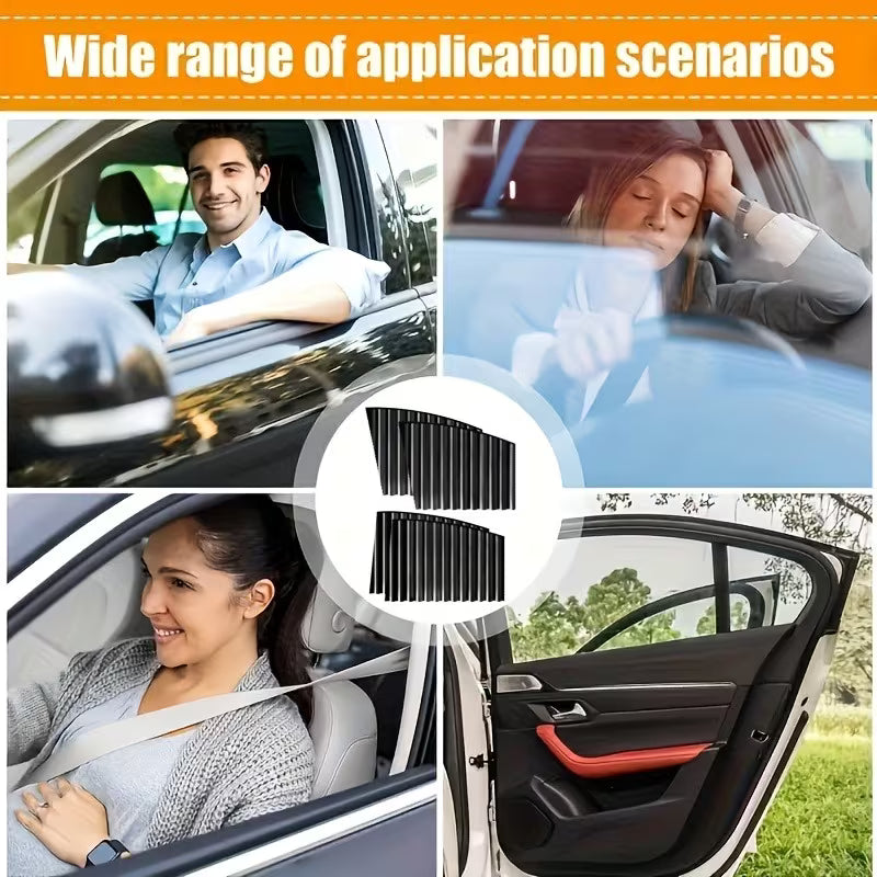 4pcs Portable Car Side Window Shade